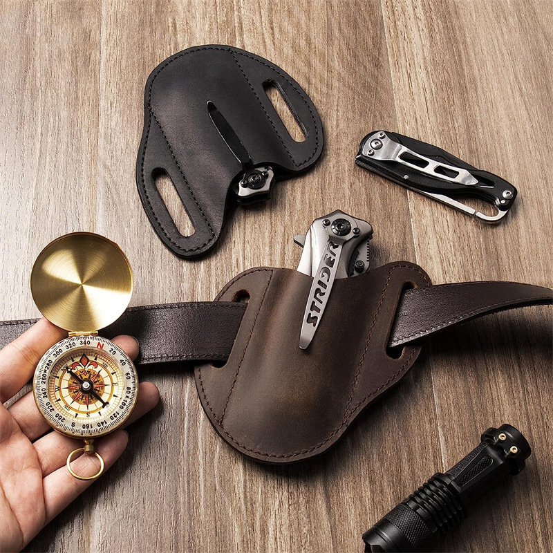 Genuine Leather Case For Foldi - Edc Carry Belt 评论和价格