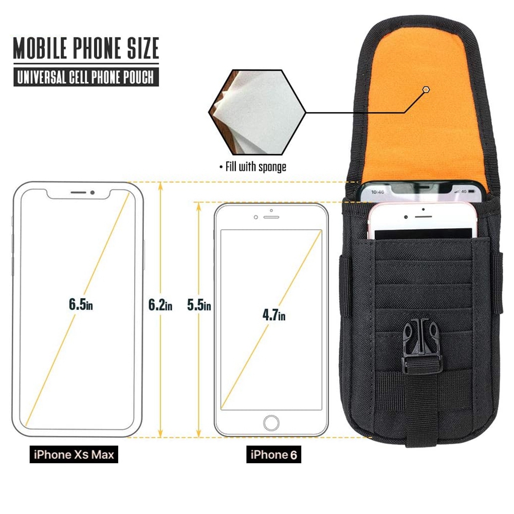 Tactical Phone Pouch Molle,Sma - Edc Carry Belt 评论和价格