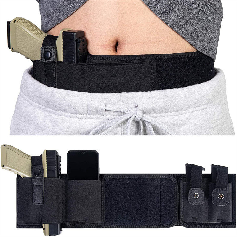 Belly Band Gun Holster Conceal - Edc Carry Pistols 评论和价格